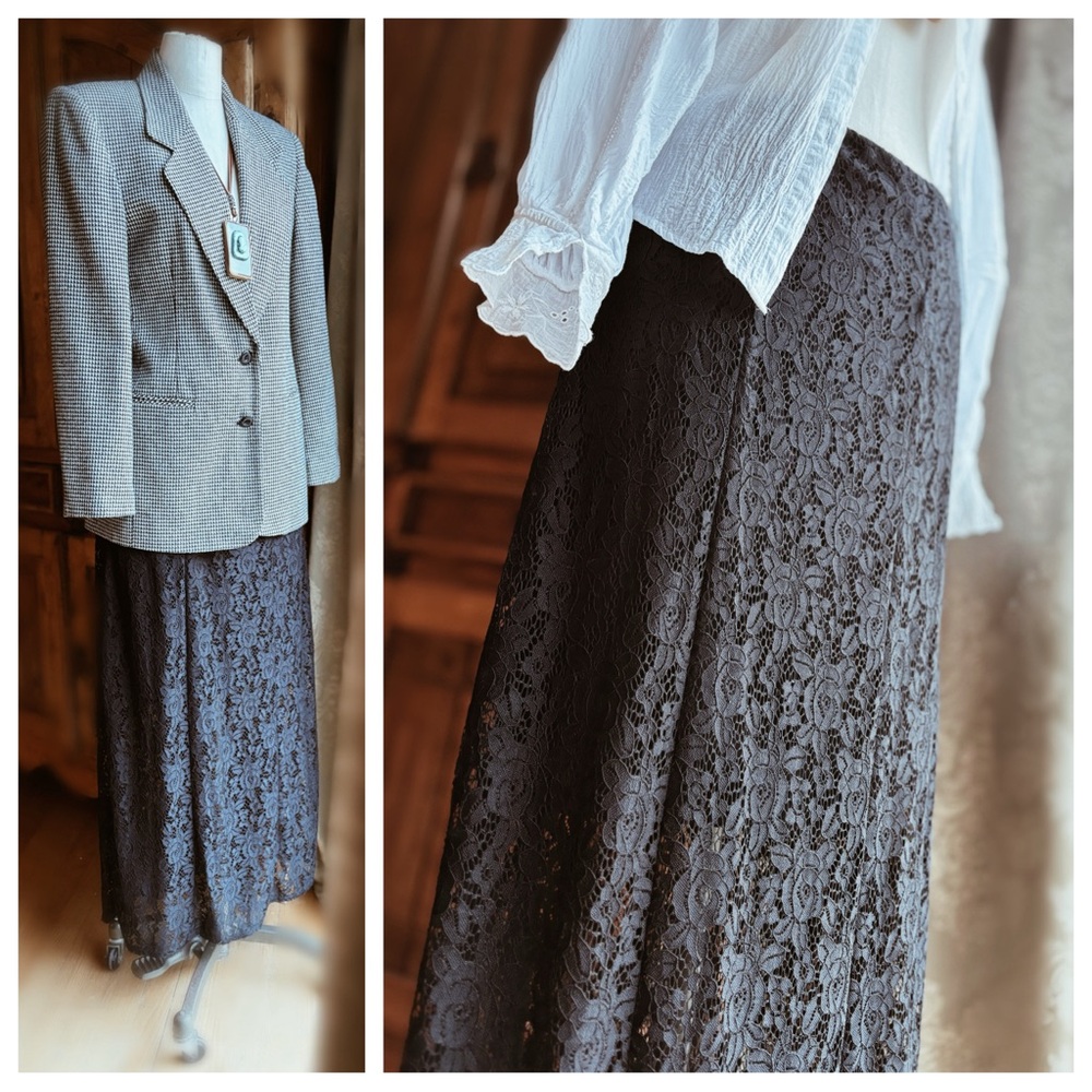 Skirt Maxi / Black Lace - Picture 5 of 10